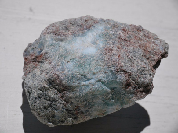 天然石ラリマー(ドミニカ共和国産)ラフロック約51g カリブ海の宝石ブルーペクトライト[laro-160823-04] 7枚目の画像