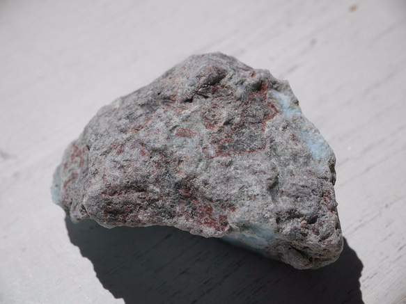 天然石ラリマー(ドミニカ共和国産)ラフロック約33g カリブ海の宝石ブルーペクトライト[laro-160823-06] 7枚目の画像