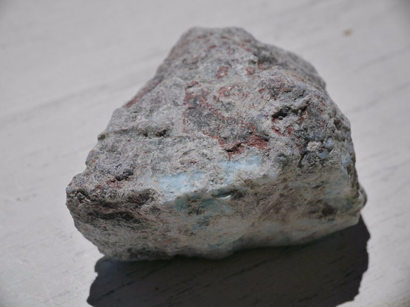 天然石ラリマー(ドミニカ共和国産)ラフロック約33g カリブ海の宝石ブルーペクトライト[laro-160823-06] 8枚目の画像