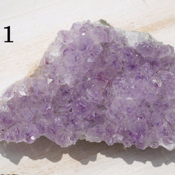 選べる♪天然石ウルグアイ産アメジストクラスター(紫水晶)透明感あり☆手のひらサイズ[amclu-160926-01] 4枚目の画像