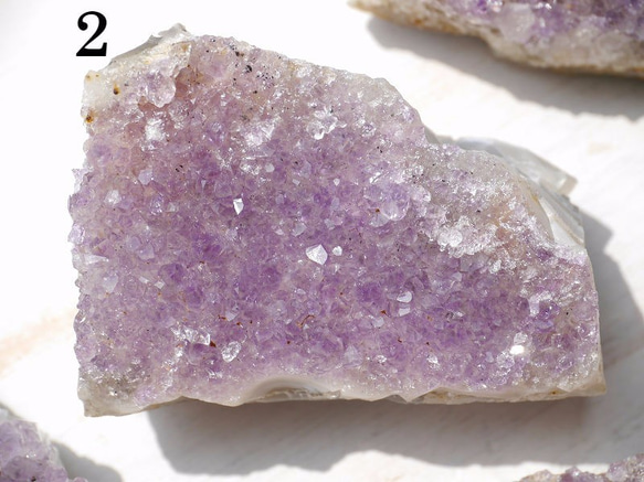 選べる♪天然石ウルグアイ産アメジストクラスター(紫水晶)透明感あり☆手のひらサイズ[amclu-160926-01] 5枚目の画像