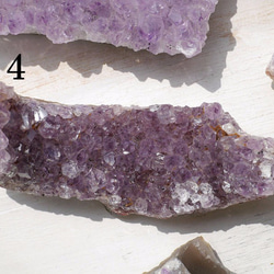 選べる♪天然石ウルグアイ産アメジストクラスター(紫水晶)透明感あり☆手のひらサイズ[amclu-160926-01] 7枚目の画像