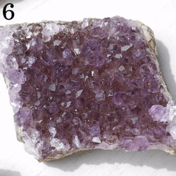 選べる♪天然石ウルグアイ産アメジストクラスター(紫水晶)透明感あり☆手のひらサイズ[amclu-160926-01] 9枚目の画像