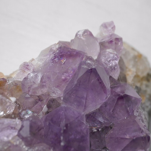天然石ウルグアイ産アメジストクラスター(紫水晶)約80g透明感