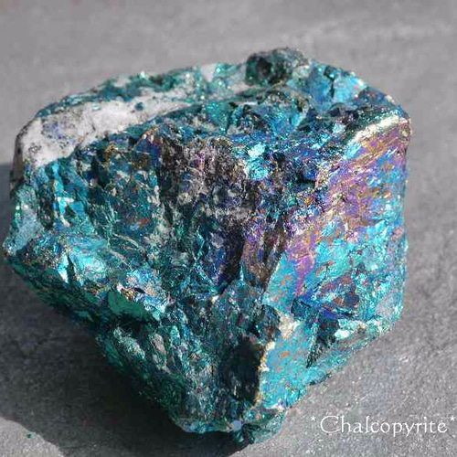 天然石チャルコパイライト(黄銅鉱)ペルー産 約90g 約52mm 結晶