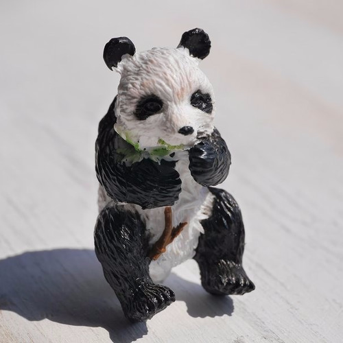 パンダ」9体セット ミニフィギュア☆サファリ社チューブ 動物レプリカ