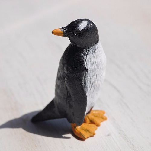 ペンギン」10体セット ミニフィギュア☆サファリ社チューブ鳥動物