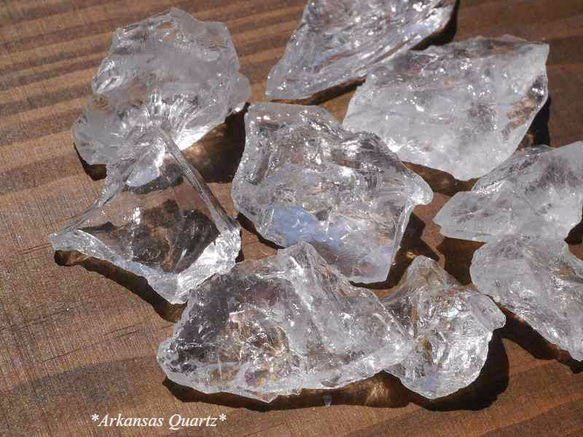 天然石アーカンソー産ロッククリスタル約44〜46g(10g以下個体詰め合わせ)[roset-170418-02] 1枚目の画像