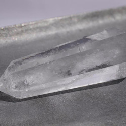 天然石クリスタルクォーツ(ブラジル産)研磨水晶ポイント 約73mm 約58g 1点もの[qpo-170716-04] 5枚目の画像