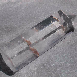 天然石クリスタルクォーツ(ブラジル産)研磨水晶ポイント 約74mm 約60g 1点もの[qpo-170716-05] 6枚目の画像