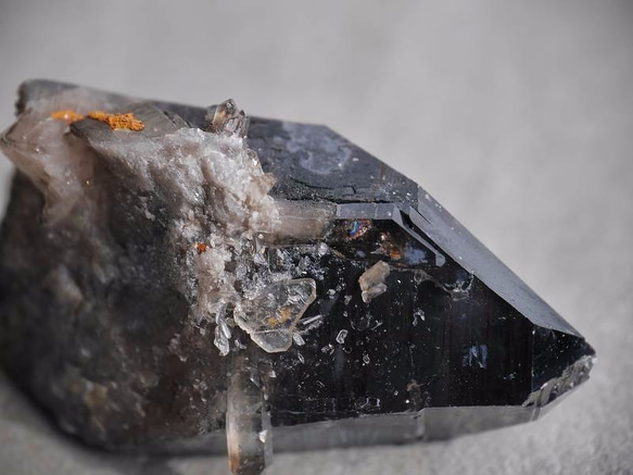 天然石 黒水晶クラスター(アーカンソー州産)約42g 1点ものモリオン/スモーキークォーツ[clm-171101-07] 8枚目の画像