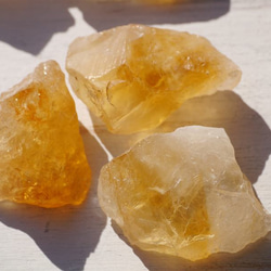 天然石シトリン非加熱(ブラジル産)3個セット 合計約53～54g ラフロック原石結晶黄水晶[cit-180117-01] 8枚目の画像
