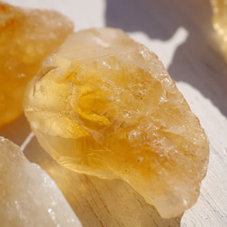 天然石シトリン非加熱(ブラジル産)3個セット 合計約53～54g ラフロック原石結晶黄水晶[cit-180117-01] 10枚目の画像