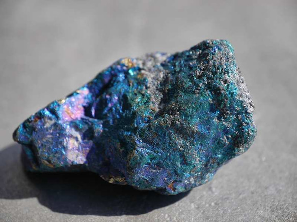 天然石チャルコパイライト(黄銅鉱)ペルー産 約55g 約51mm 結晶原石[chl-180227-04] 2枚目の画像