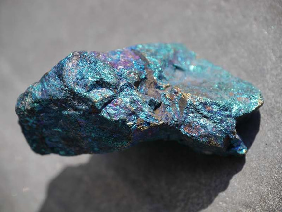 天然石チャルコパイライト(黄銅鉱)ペルー産 約55g 約51mm 結晶原石[chl-180227-04] 6枚目の画像