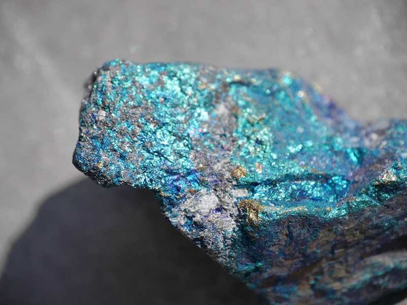 天然石チャルコパイライト(黄銅鉱)ペルー産 約55g 約51mm 結晶原石[chl-180227-04] 7枚目の画像
