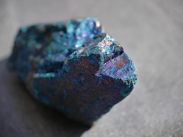 天然石チャルコパイライト(黄銅鉱)ペルー産 約55g 約51mm 結晶原石[chl-180227-04] 8枚目の画像