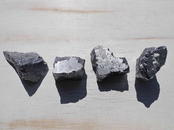 Sale☆選べる♪高純度テラヘルツ鉱石ラフカットミニチュアタンブル 約28～34g 単品[ter-180313-04] 3枚目の画像