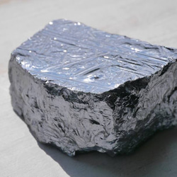 高純度テラヘルツ鉱石ラフカット大きい原石タンブル 約66g 約56mm [ter-180319-03] 2枚目の画像
