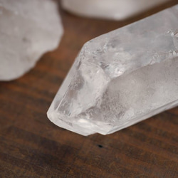 天然石クォーツ(ブラジル産) 3点セット 合計61g 天然水晶ポイント自然結晶原石 透明感[bq-180409-06] 10枚目の画像