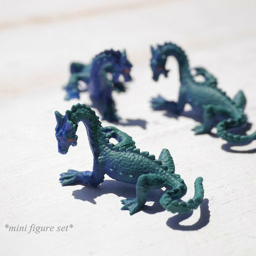 シードラゴン」3体セット ミニフィギュア☆サファリ社グッドラック  