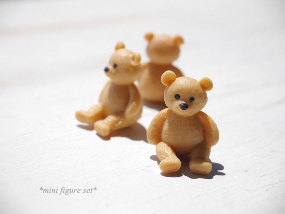 テディベア 3体セット 真ん中の子は定価4万くらい 飾り程度