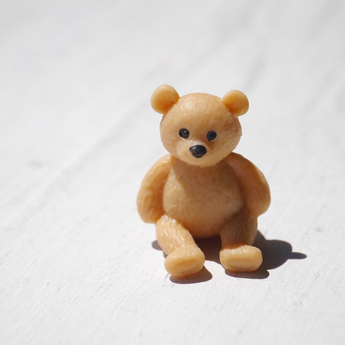 テディベア」3体セット ミニフィギュア☆サファリ社グッドラック・ミニ