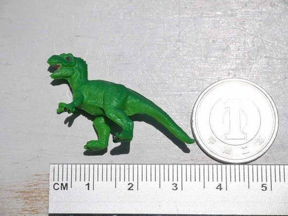 「T-Rex」3体セット ミニフィギュア☆サファリ社グッドラック・ミニ デコ素材[saf-180622-01] 5枚目の画像