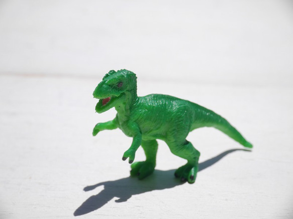 「T-Rex」3体セット ミニフィギュア☆サファリ社グッドラック・ミニ デコ素材[saf-180622-01] 7枚目の画像