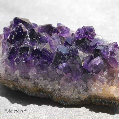 天然石原石 水晶 ウルグアイ産 アメジスト クラスター 18