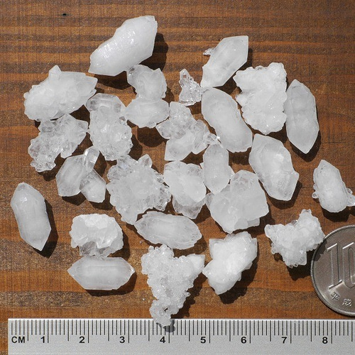 1セット限定☆天然石モロッコ産水晶原石結晶ミニクラスター 合計約38g