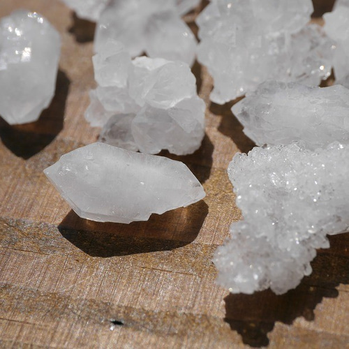 1セット限定☆天然石モロッコ産水晶原石結晶ミニクラスター 合計約38g