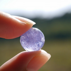 天然石タンザナイト(タンザニア産)カボション約1.4g(約7ct)ルース濃色透明青紫色[lot-181102-10] 3枚目の画像