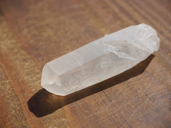 天然石エメラルドグリーンファントムクォーツ2点セット合計約25g(マダガスカル産)原石結晶[gfq-181108-01] 5枚目の画像