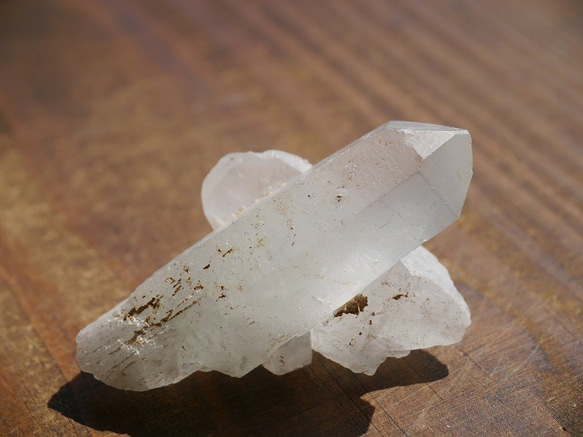 天然石エメラルドグリーンファントムクォーツ2点セット合計約25g(マダガスカル産)原石結晶[gfq-181108-01] 7枚目の画像