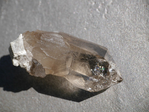 天然石モンブラン水晶 約14.5g(フランス側アルプス山脈産)原石結晶ポイント 希少[mbq-181204-13] 3枚目の画像