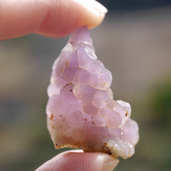 天然石ぶどう状カルセドニー(インドネシア産) 約7.4g 原石結晶クラスター玉髄 素材[cha-181212-01] 4枚目の画像