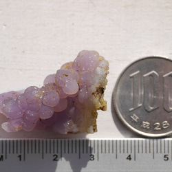 天然石ぶどう状カルセドニー(インドネシア産) 約7.4g 原石結晶クラスター玉髄 素材[cha-181212-01] 5枚目の画像