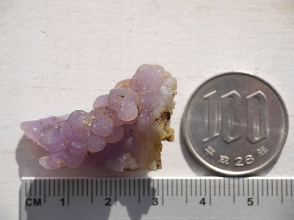 天然石ぶどう状カルセドニー(インドネシア産) 約7.4g 原石結晶クラスター玉髄 素材[cha-181212-01] 5枚目の画像