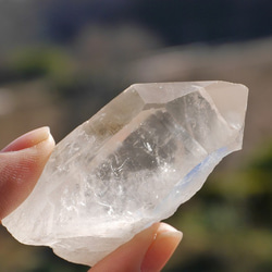 天然石ヒマラヤ水晶ポイント(ヒマラヤ山脈マニカラン産)約56.6g 原石結晶鉱石鉱物クォーツ[hq-190117-04] 2枚目の画像