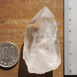 天然石ヒマラヤ水晶ポイント(ヒマラヤ山脈マニカラン産)約56.6g 原石結晶鉱石鉱物クォーツ[hq-190117-04] 5枚目の画像