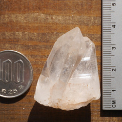 天然石ヒマラヤ水晶ポイント(ヒマラヤ山脈マニカラン産)約22.9g 原石結晶鉱石鉱物クォーツ[hq-190207-05] 5枚目の画像