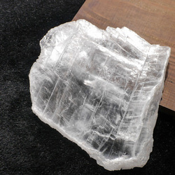 天然石セレナイト(ユタ州産)プレート状特大原石約293g最大幅約105mm 透明感[sel-190503-01] 10枚目の画像
