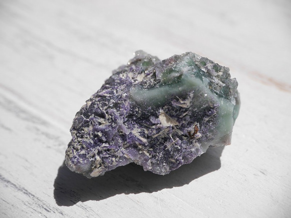 天然石ドゥルージーフローライト(コロラド州産)結晶原石 約13g 約31mm グリーン[df-190523-01] 2枚目の画像