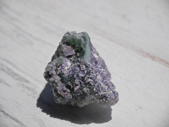天然石ドゥルージーフローライト(コロラド州産)結晶原石 約13g 約31mm グリーン[df-190523-01] 8枚目の画像