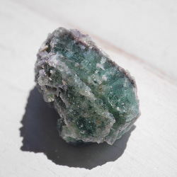 天然石ドゥルージーフローライト(コロラド州産)結晶原石 約13g 約31mm グリーン[df-190523-01] 9枚目の画像