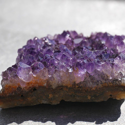 天然石アメジストクラスター(ウルグアイ産)約40.3g約54mm 現物☆濃色透明感紫水晶[uac-190529-05] 8枚目の画像