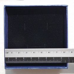 4Wayリボン付ギフトボックス 約9×9×3cm 選べる♪ブルー/ピンク/ブラウン [gbx-191002-01] 5枚目の画像