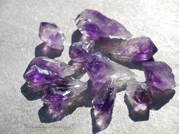 高品質】ウルグアイ産アメジスト 原石53◇ Amethyst ◇天然石