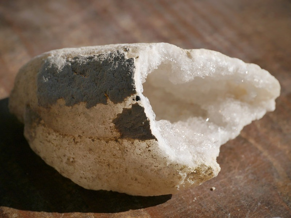 天然石ミニジオード(モロッコ産)約67×44×31mm約56g 手のひらサイズ晶洞1ぺア[geo-191112-06] 9枚目の画像